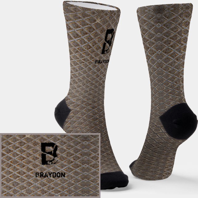 Chaussette Modifier le nom initial, Ajouter (supprimer), Plaq (Créateur téléchargé)