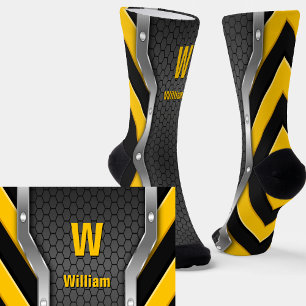 Chaussette Modifier les initiales, Ajouter (supprimer) Nom, S