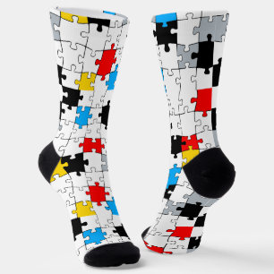 Chaussette Mondrian Mania Rétro 