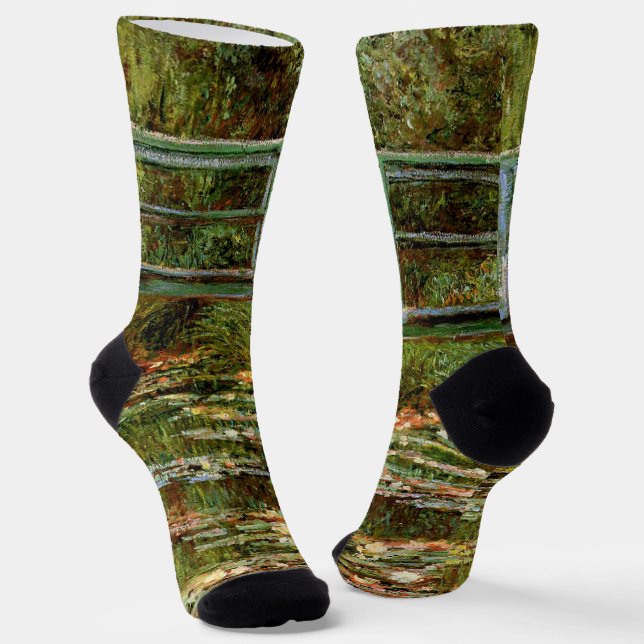 Chaussette Monet Pont Japonais de Giverny (Angulaire)