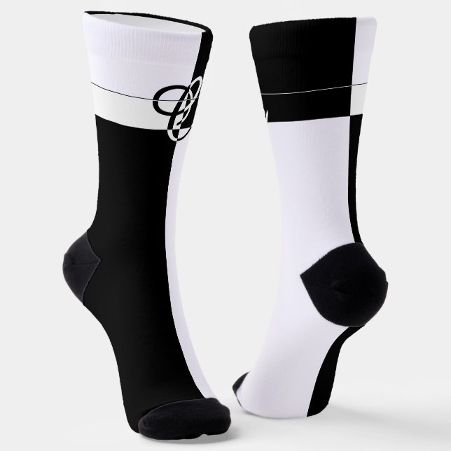 Chaussette Monogramme C (Angulaire)