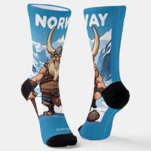 Chaussette Monogramme sur mesure Norwegian Troll