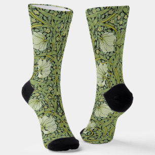 Chaussette Morris 1876 Vintage Pimpernel motif floral