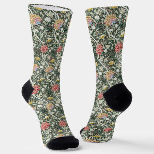Chaussette Morris Cray Vintage Blossom Design Floral Vert