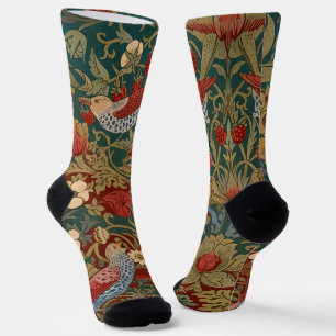 Chaussette Morris - Voleur de fraises #2 Motif floral