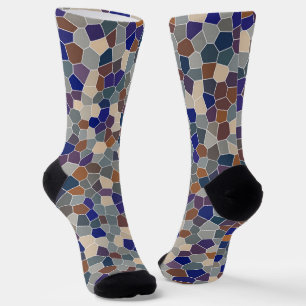 Chaussette Mosaic Cool Moderne Motif tendance