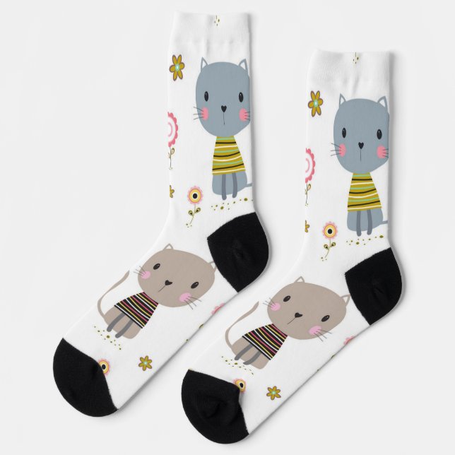 Chaussette Motif (Gauche)