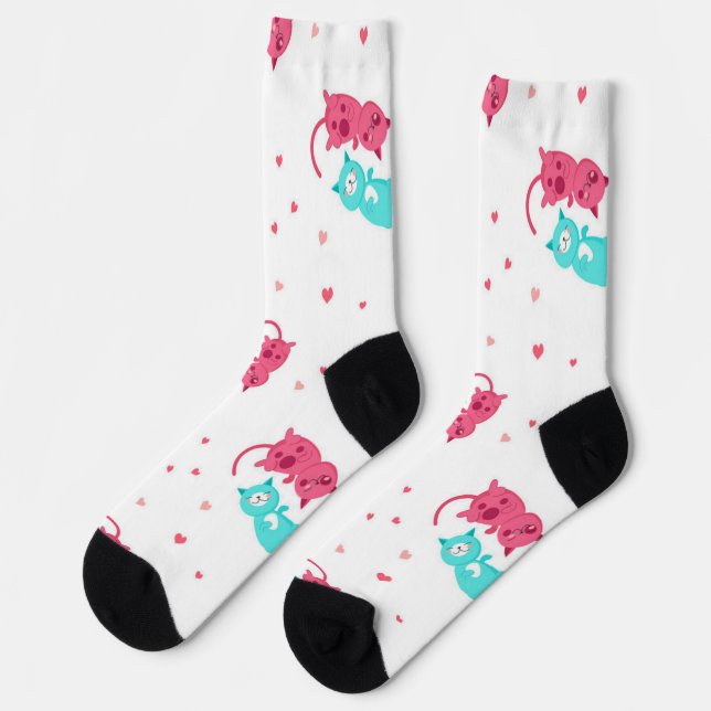 Chaussette Motif (Gauche)
