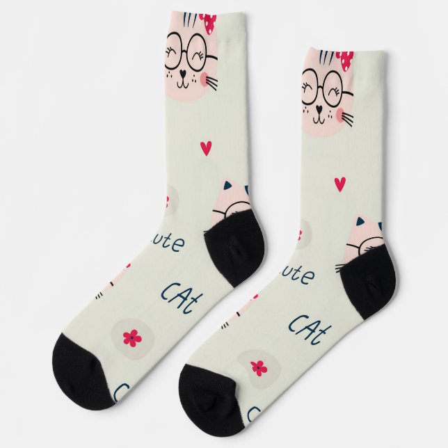 Chaussette Motif (Gauche)