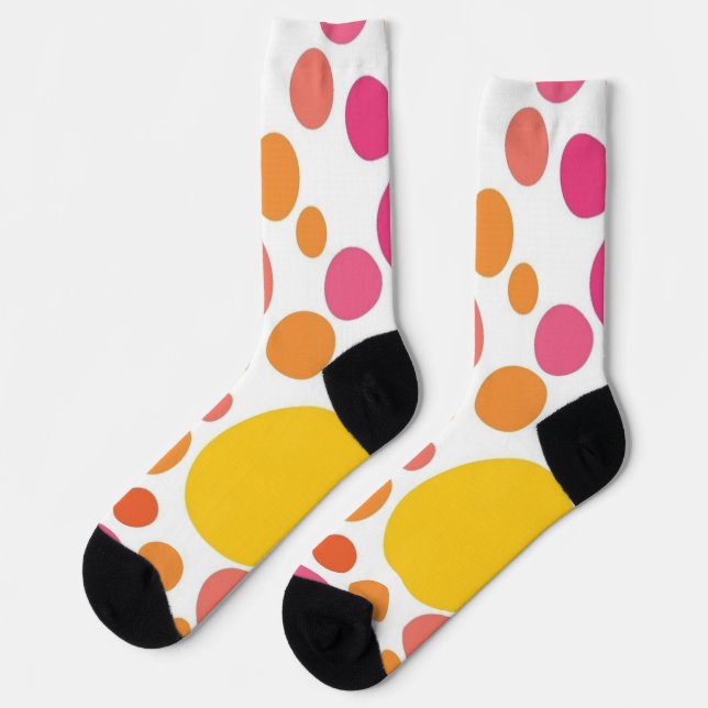 Chaussette Motif à pois (Gauche)