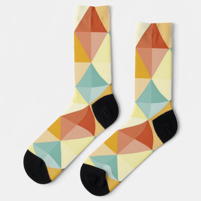 Chaussette motif Abstrait (Gauche)