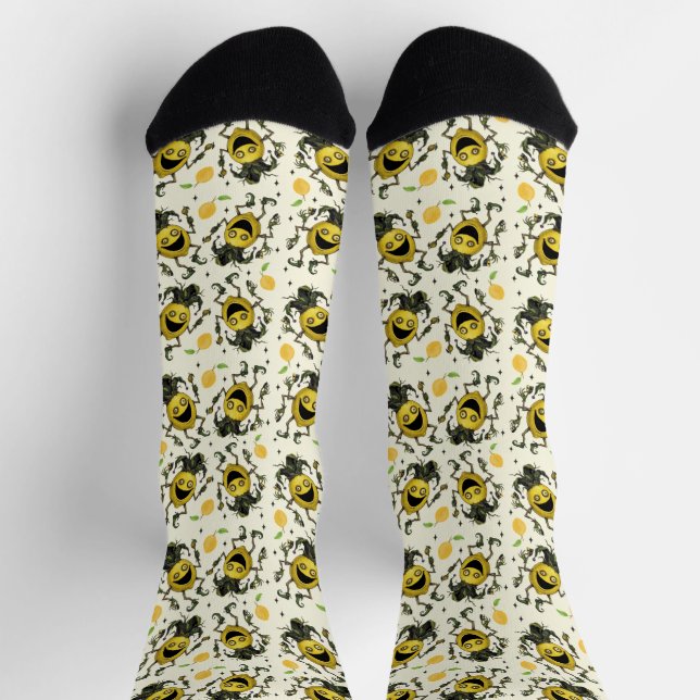 Chaussette Motif ami bouffon du vide Lemon (Haut)