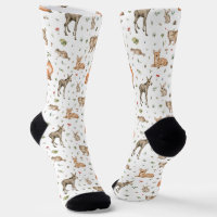 Motif animal de bois mou