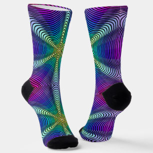 Chaussette Motif arc-en-ciel