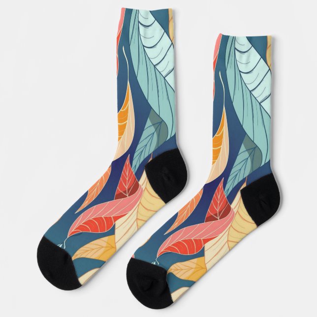 Chaussette Motif automne (Gauche)