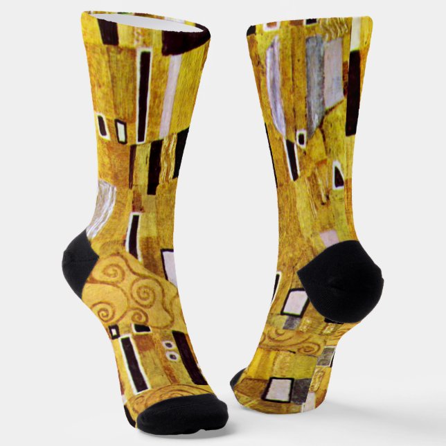 Chaussette Motif baiser de Gustav Klimt, Art Nouveau (Angulaire)