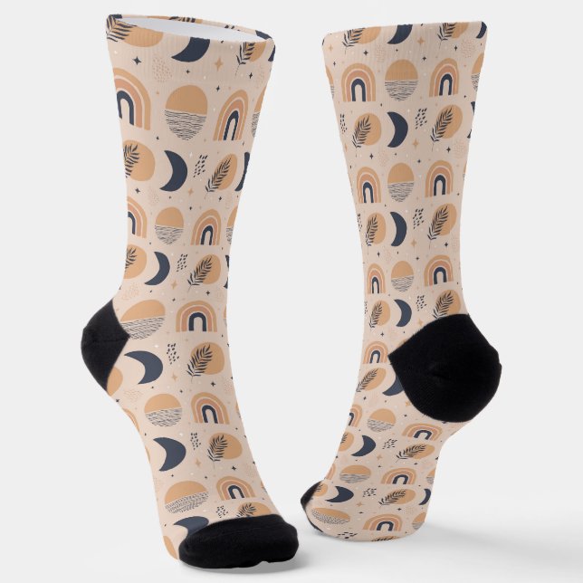 Chaussette Motif bio Boho (Angulaire)