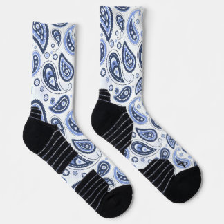Chaussette Motif Blue Paisley