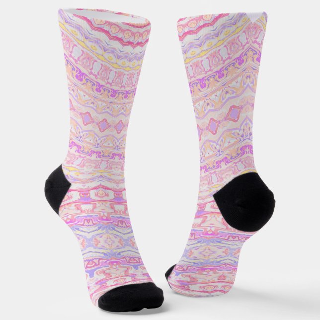 Chaussette Motif Boho (Angulaire)