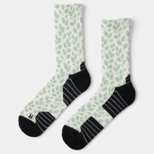 Chaussette Motif botanique d'eucalyptus