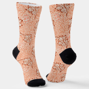 Chaussette Motif botanique vintage de pomme de William Morris