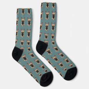 Chaussette Motif Bouledogue Français
