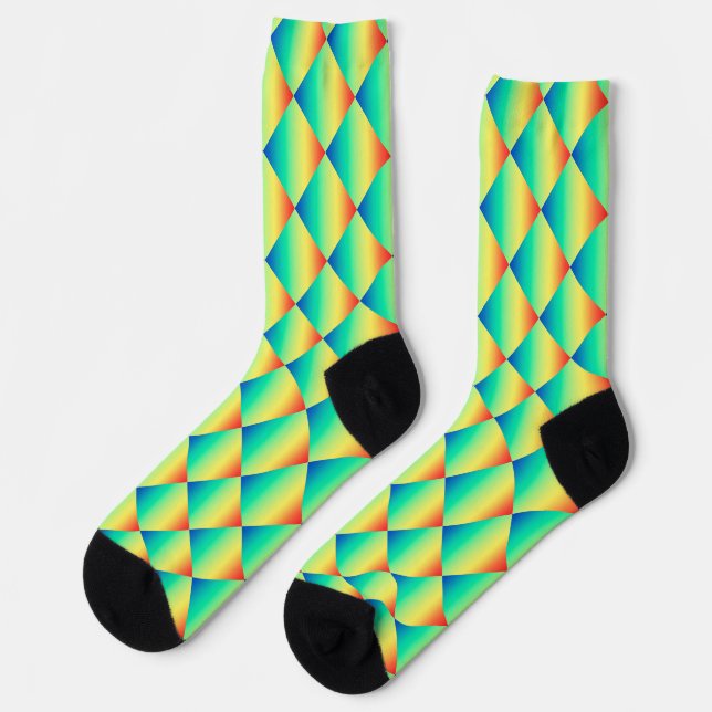 Chaussette Motif brillant (Gauche)