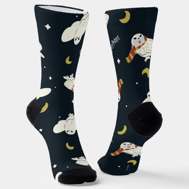 Chaussette Motif Clair de Lune d'Hedwig (Angulaire)