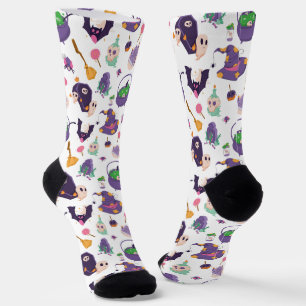 Chaussette Motif coloré d'Halloween