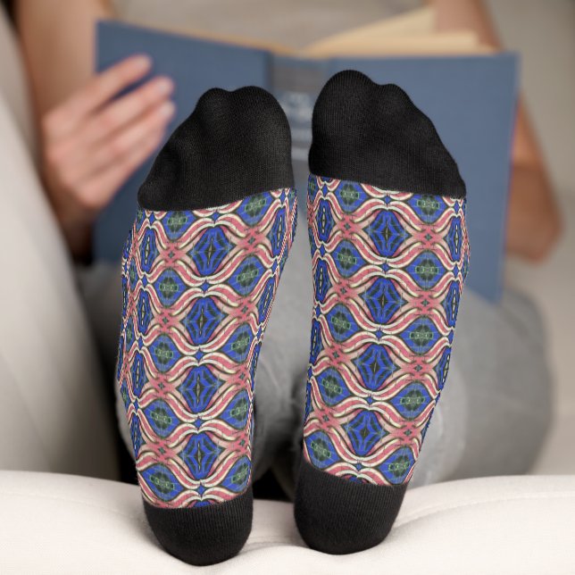 Chaussette Motif coloré incomparable (Fond)