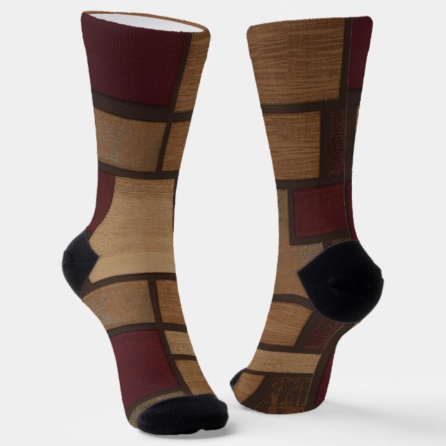 Chaussette Motif coloré tendance  (Angulaire)