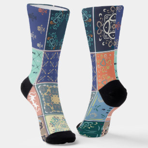 Chaussette Motif coloré tendance