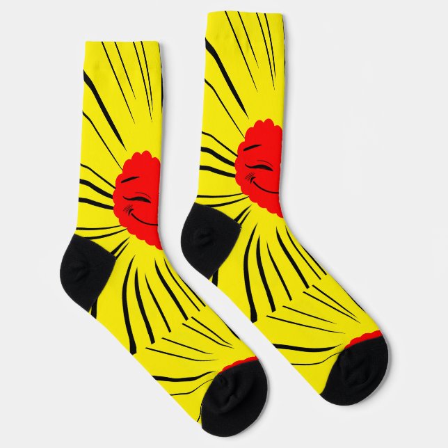 Chaussette motif corazones (Droite)