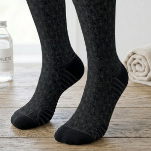 Chaussette Motif Corbeau Noir Gothique