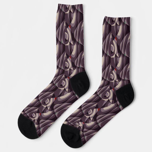 Chaussette Motif couleur (Gauche)