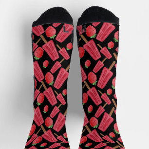 Chaussette Motif crème glacée   motif Lollies   lollipop 10