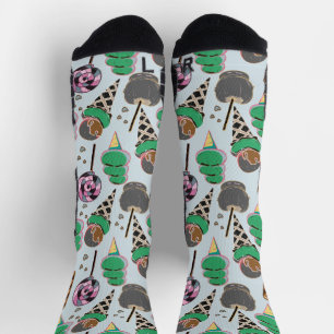 Chaussette Motif crème glacée   motif Lollies   lollipop 30