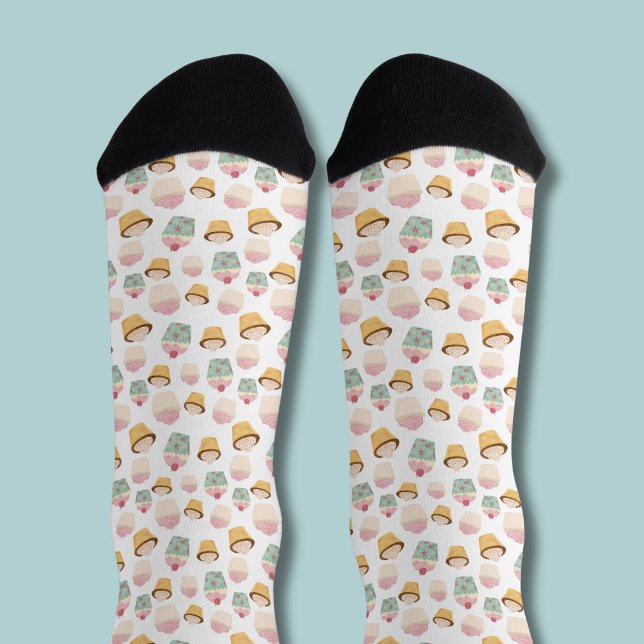 Chaussette Motif Cupcake (cupcake pattern socks)