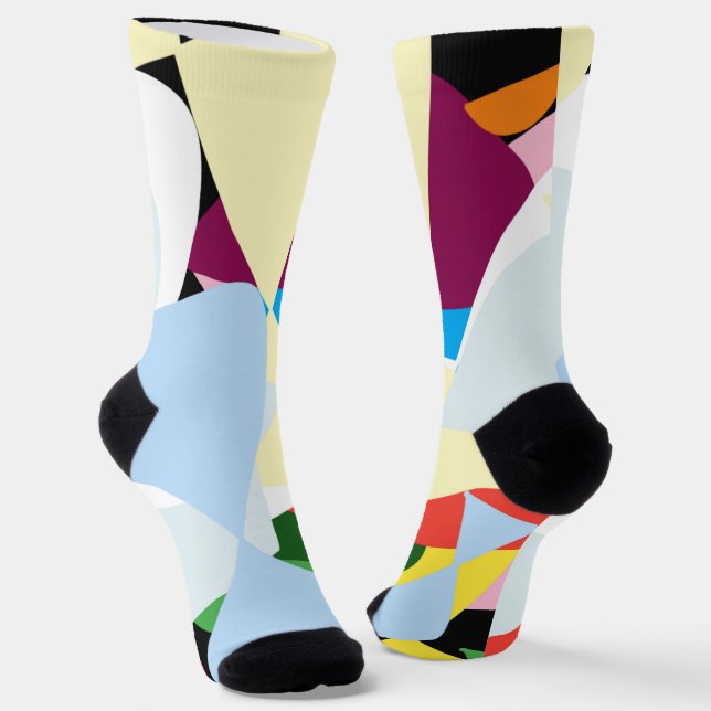 Chaussette Motif d'art de Noël (Angulaire)