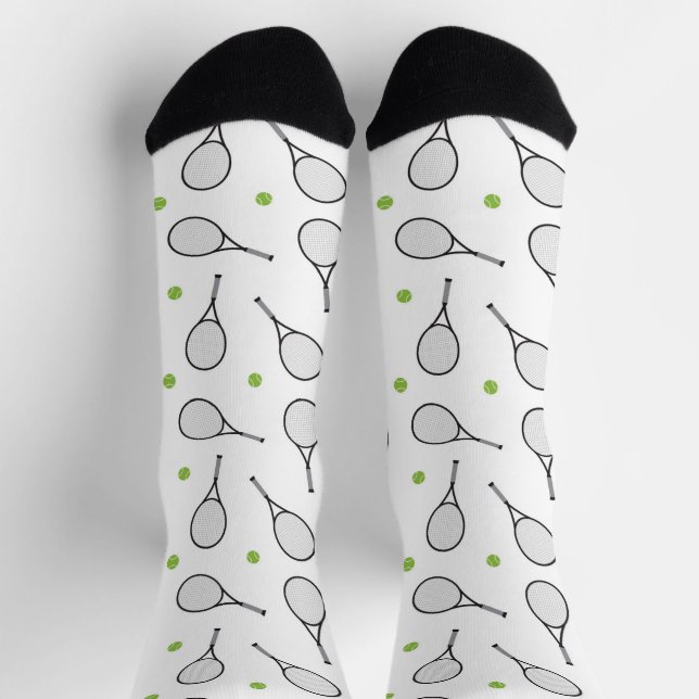 Chaussette Motif de balle de tennis (Haut)