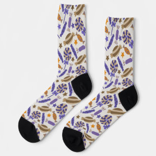 Chaussette Motif de bonbons motif Lollies bande lollipop