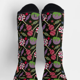 Chaussette Motif de bonbons   motif Lollies   lollipop 16 ban