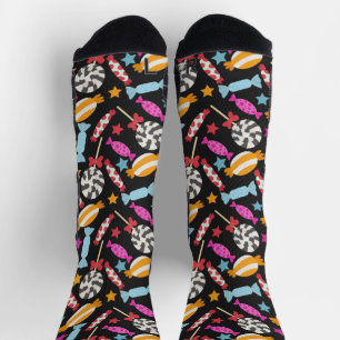 Chaussette Motif de bonbons   motif Lollies   lollipop 56 Yog