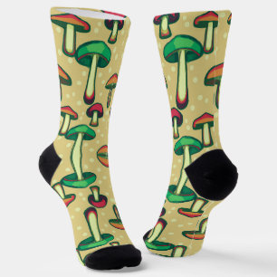 Chaussette Motif de champignons