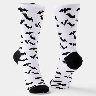Chaussette Motif de chauves-souris volantes effrayantes d'Hal
