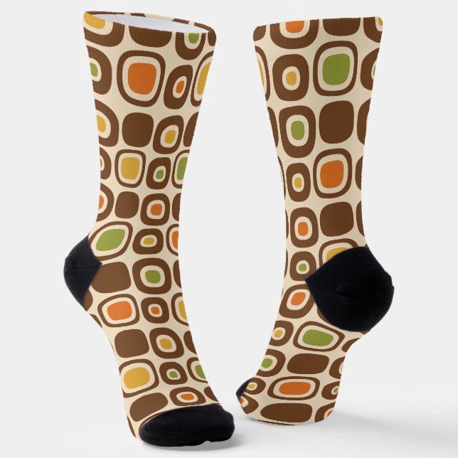 Chaussette Motif de chemin de jardin moderne du milieu du siè (Angulaire)