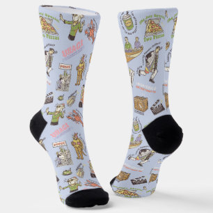 Chaussette Motif de dessin animé coloré FRIENDS™