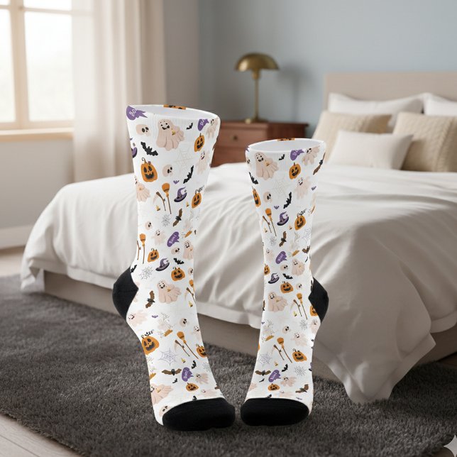 Chaussette Motif de dessin animé Halloween (Créateur téléchargé)