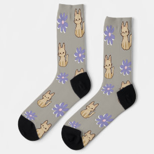 Chaussette Motif de dessin mignon pour amoureux de les chats