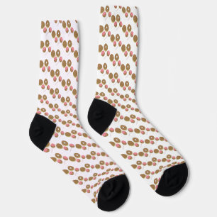Chaussette Motif de gâteau pop Donuts de friandises mignonnes